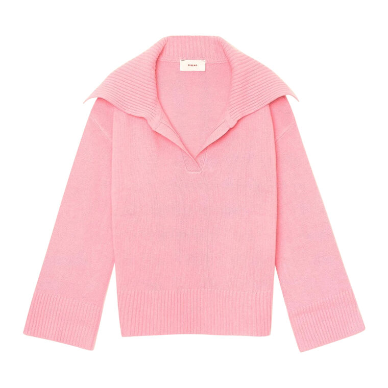 Mattia Long Sleeve V-Neck Cashmere Sweater image number null