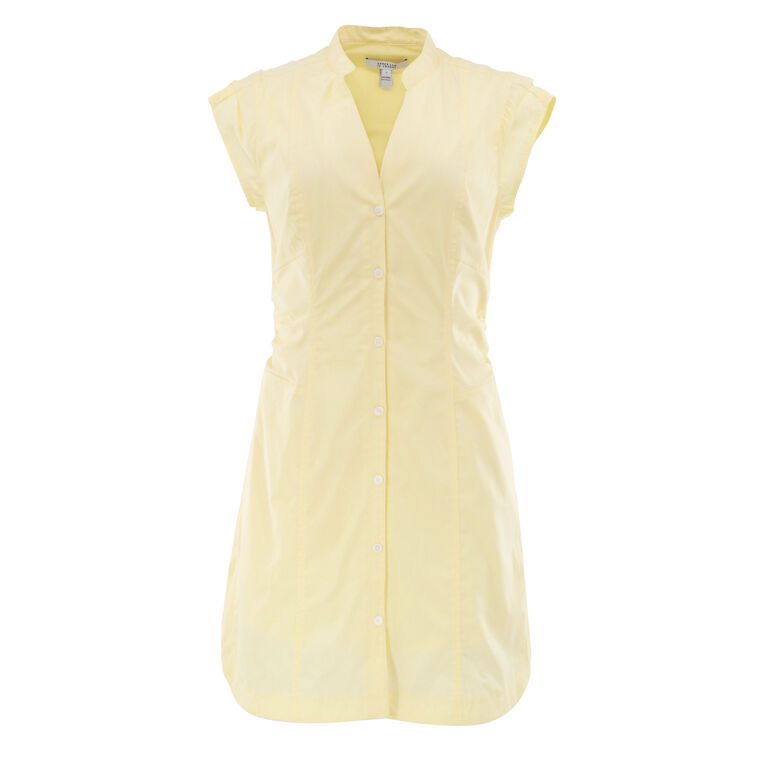 Elyse Cotton Poplin Button Front Dress image number null