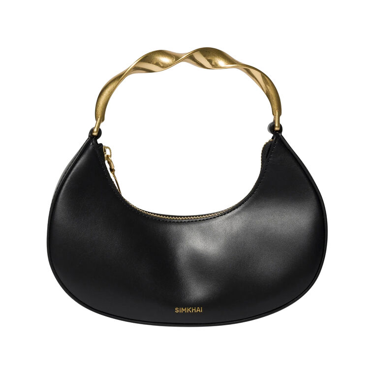 Nixi Twist Handle Hobo Bag image number null