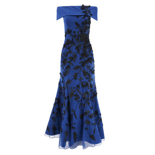 Off Shoulder Embellished Gown