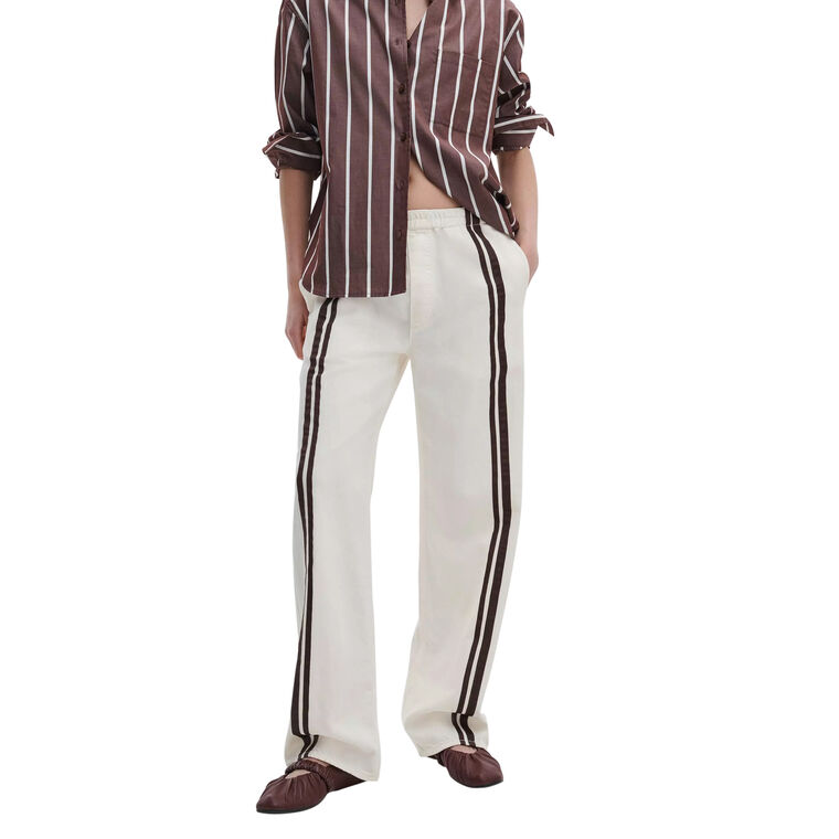 Logan Pull On Denim Track Pant image number null