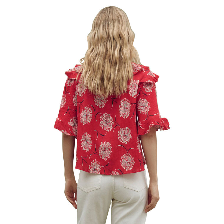 The Bower Lantern Sleeve Top image number null