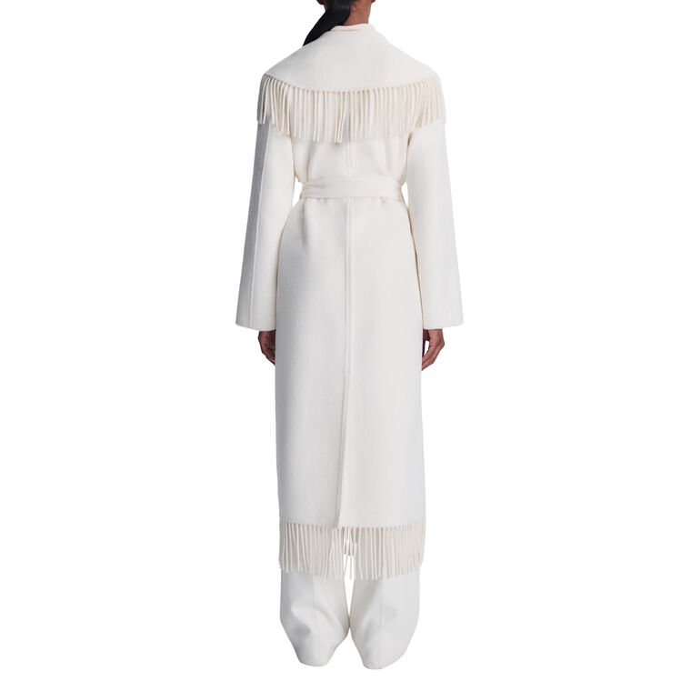 Carrie Fringe Robe Coat image number null