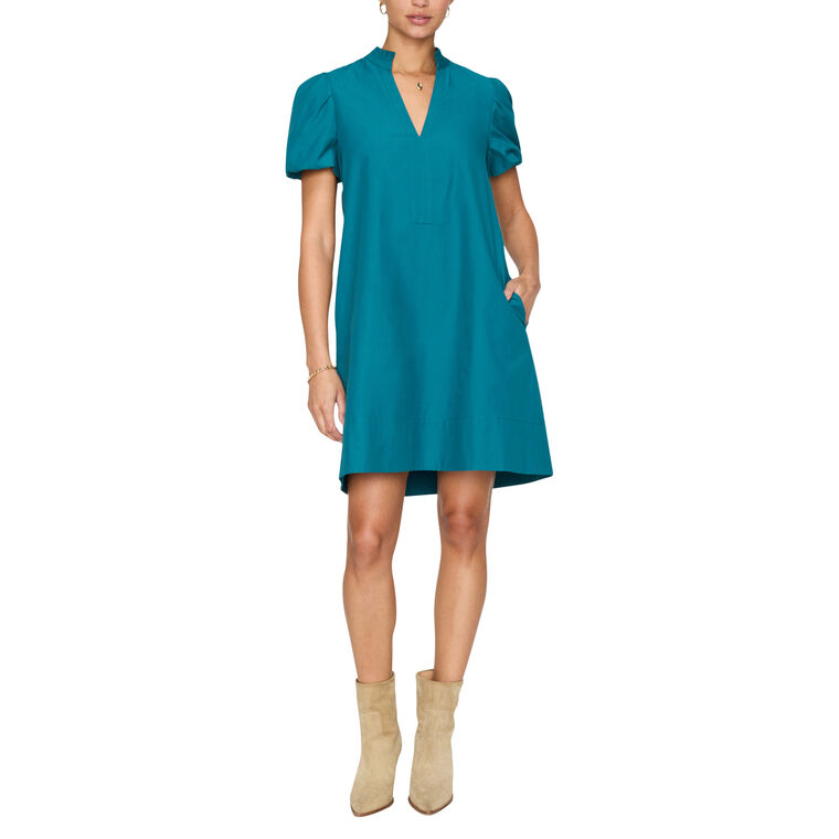 The Cameron Puff Sleeve Mini Dress image number null