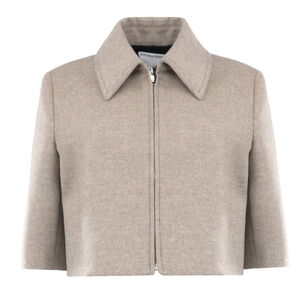 Wool And Cashmere Cropped Jacket