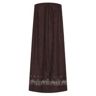 Dalia Strapless Embroidered Maxi Dress