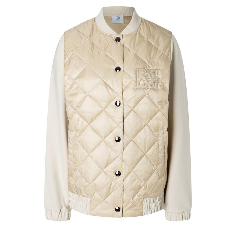 Aileen Hybrid Collage Quilted Button Up Jacket image number null