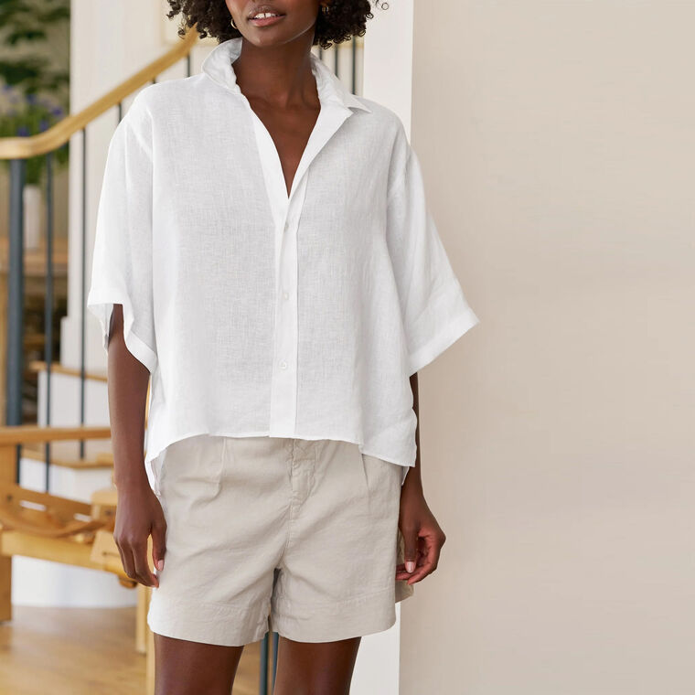 Rosie Short Sleeve Button Up Shirt image number null