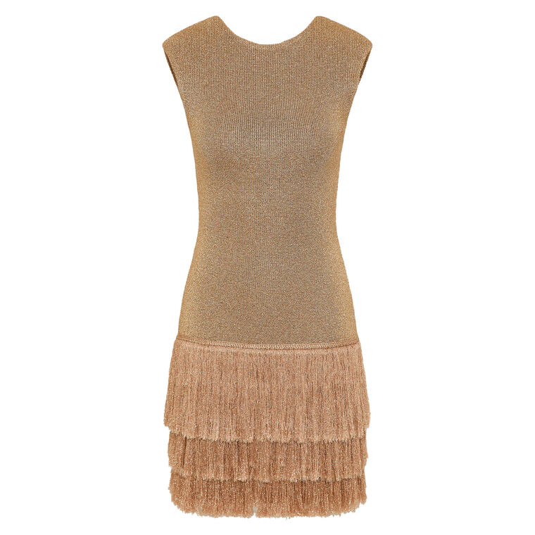 Sleeveless Breeze Knit Mini Dress image number null