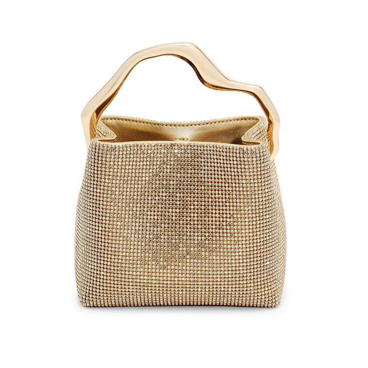 Solene Rhinestone Mini Top Handle Bag image number null