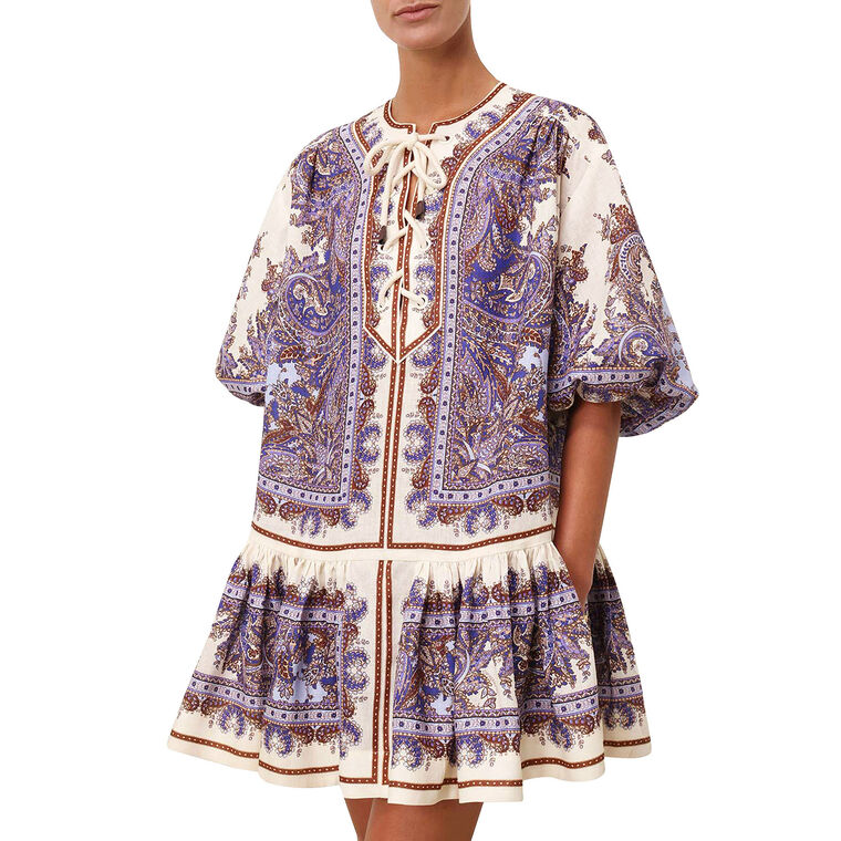 Ottie Eyelet Mini Dress image number null