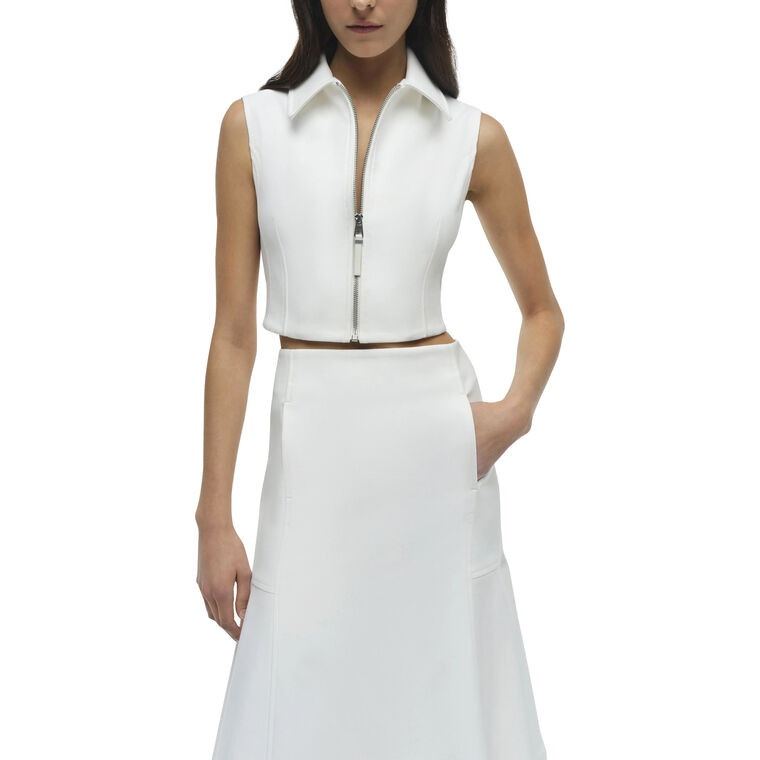 Alix Sleeveless Zip Up Top image number null