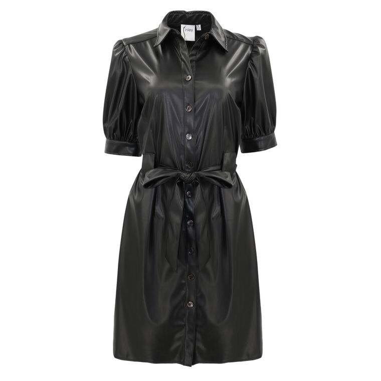 Piper Vegan Leather Dress image number null