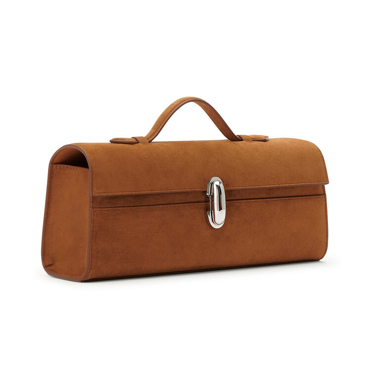 Slim Symmetry Pochette In Suede image number null