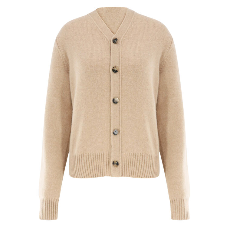 Long Sleeve Classic Knit Cardigan image number null