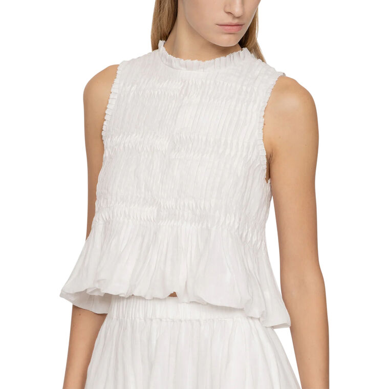 Zora Bubble Hem Tank Top image number null
