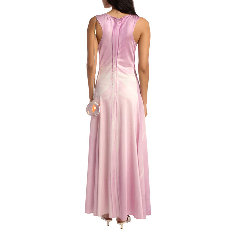 Kate Illusion Print Liquid Maxi Dress image number null