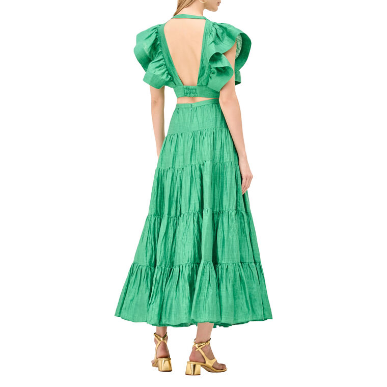 Ondine Tiered Maxi Skirt image number null