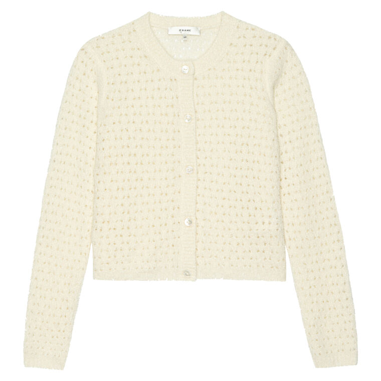 The Chenille Long Sleeve Cardigan image number null