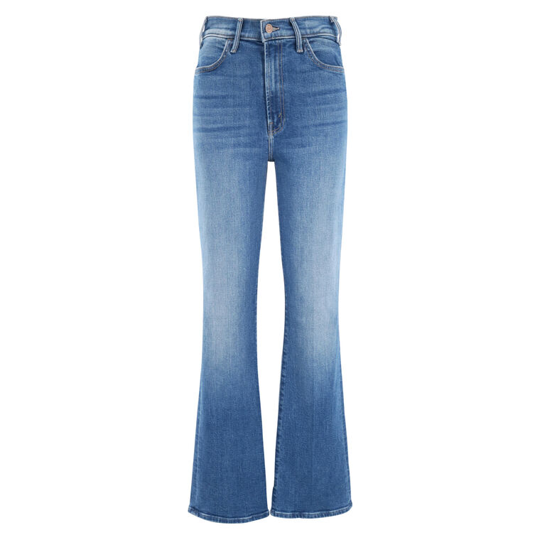 The Hustler Skimp High-Rise Flare Jean image number null