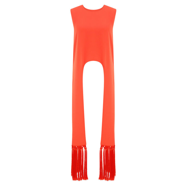 Rennes Sleeveless Elongated Overlay Top image number null