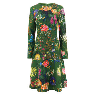 Lily Floral Tiered Long Sleeve Dress