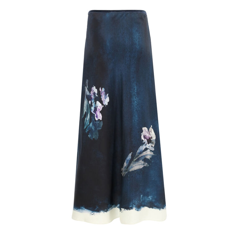 Go Flirty Skirt Bias Cut Midi Skirt image number null