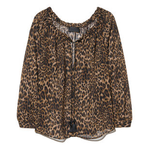 Carley  Long Sleeve Silk Blouse