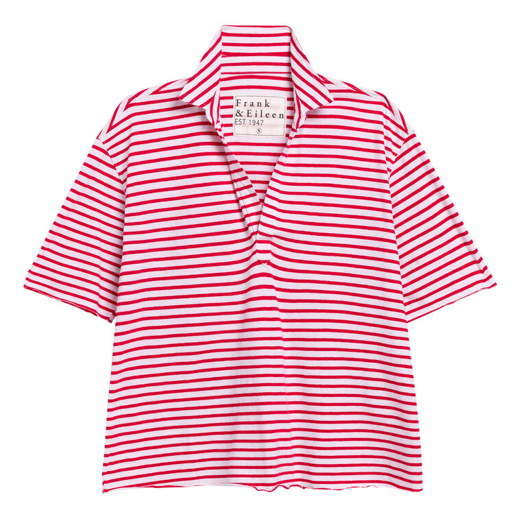 Patty Short-Sleeve Popover Henley image number null