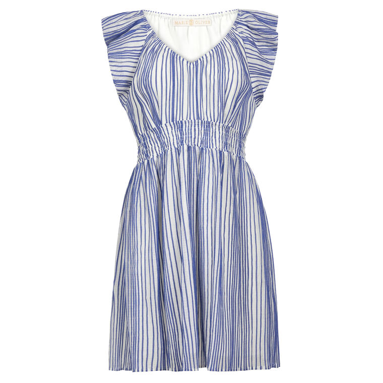 Emilia Flutter Sleeve Mini Dress image number null