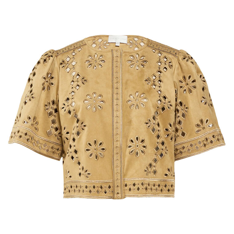 Ray Faux Suede Top image number null