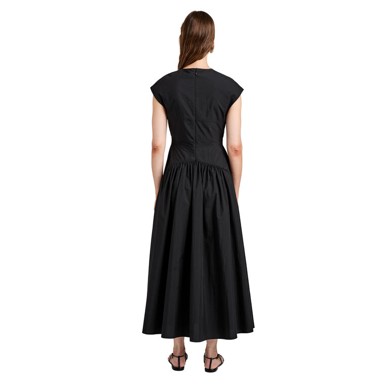 Nyssa Cap Sleeve Midi Dress In Tech Cotton image number null