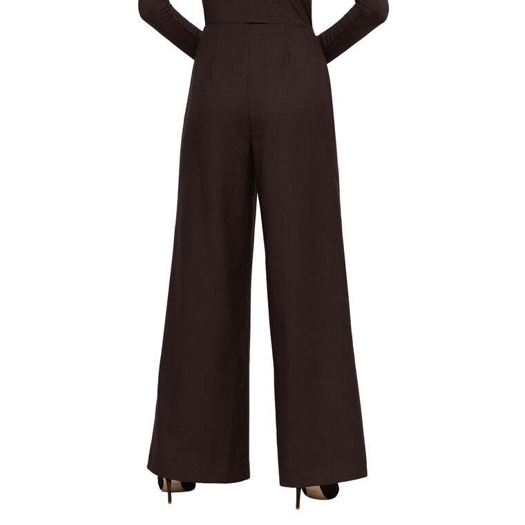 Nova Pleated Wide-Leg Pant image number null