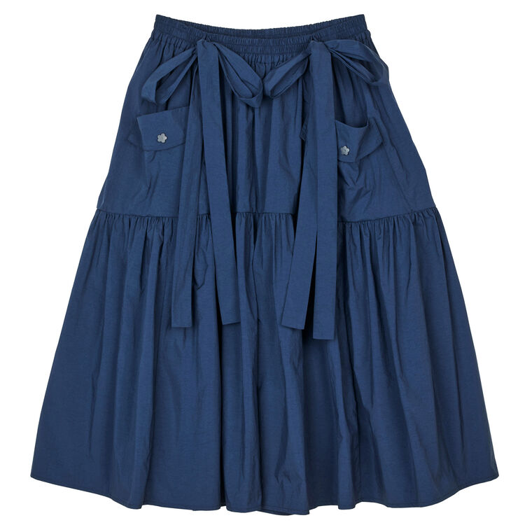 Cai Crisp Ripstop Midi Skirt image number null