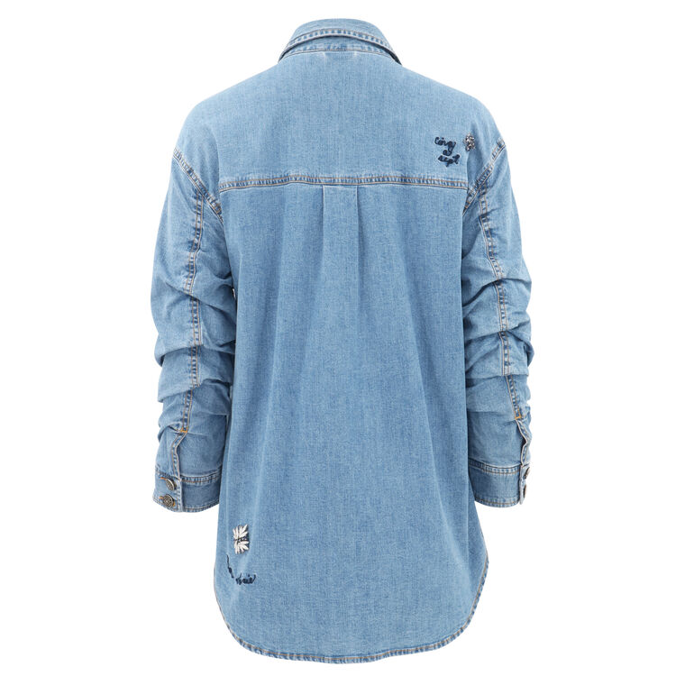 Vera Denim Patchy Jacket image number null