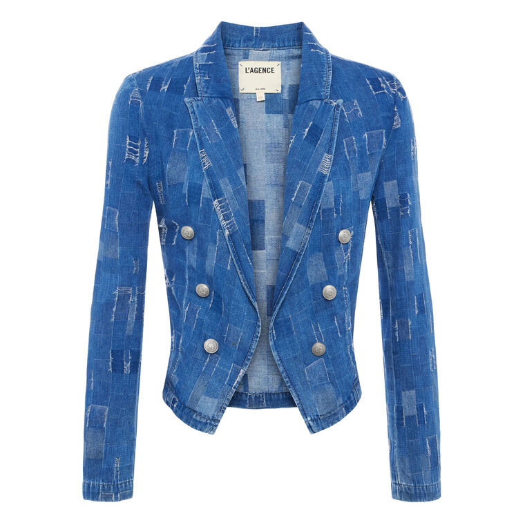 Wayne Denim Blazer image number null
