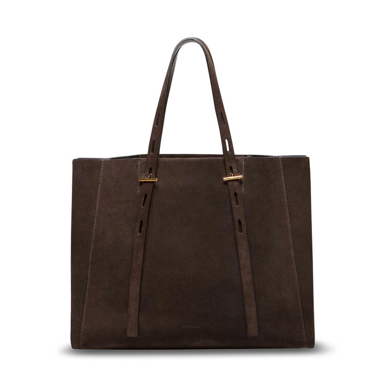 Suede Handbag image number null