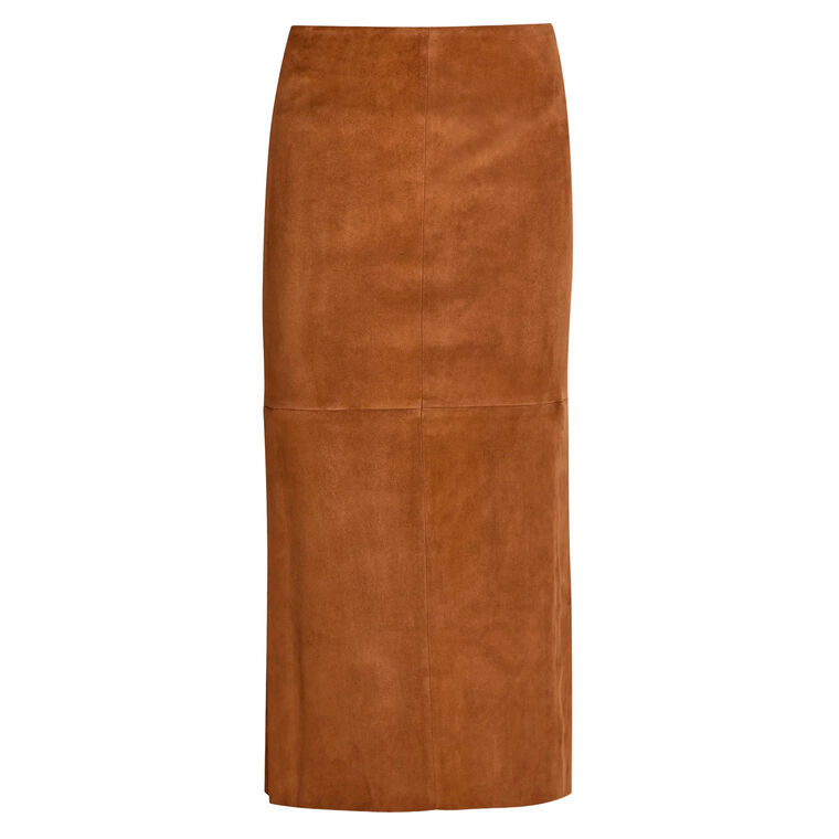 Suede Tube Skirt image number null