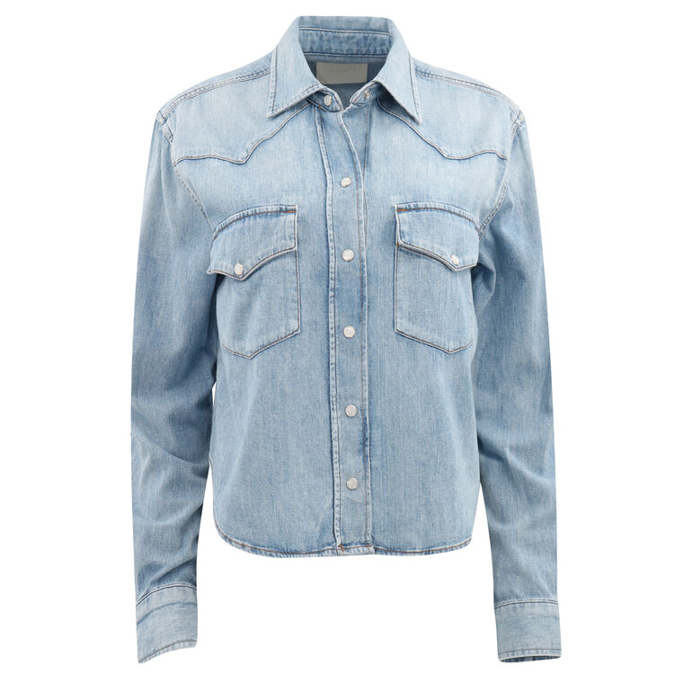 Cropped Western Shirt image number null