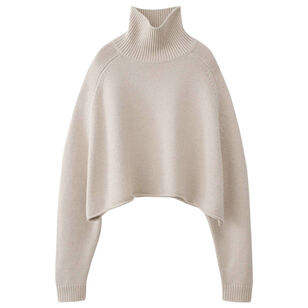 Cathie Cashmere High Neck Sweater