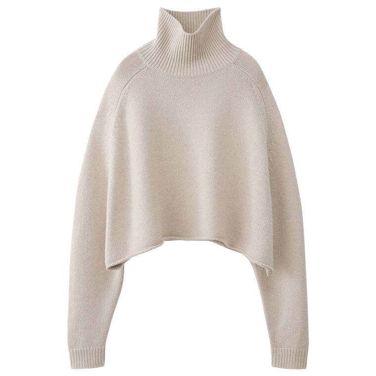 Cathie Cashmere High Neck Sweater image number null