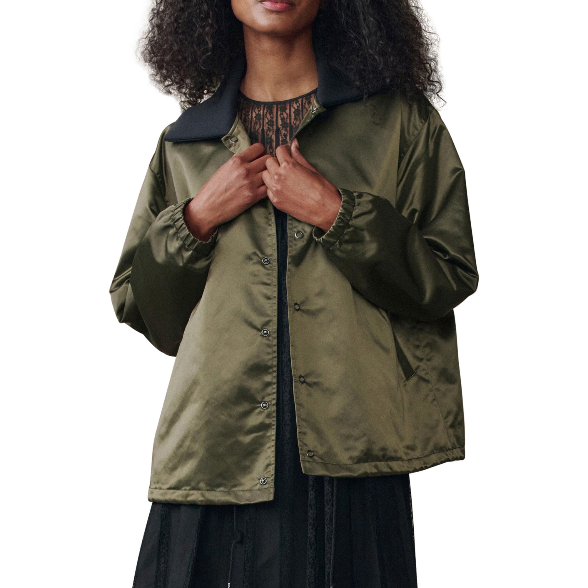The Great The Satin Coach's Jacket | Tootsies