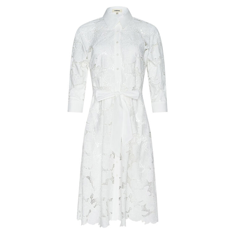 May Eyelet Shirt Dress image number null