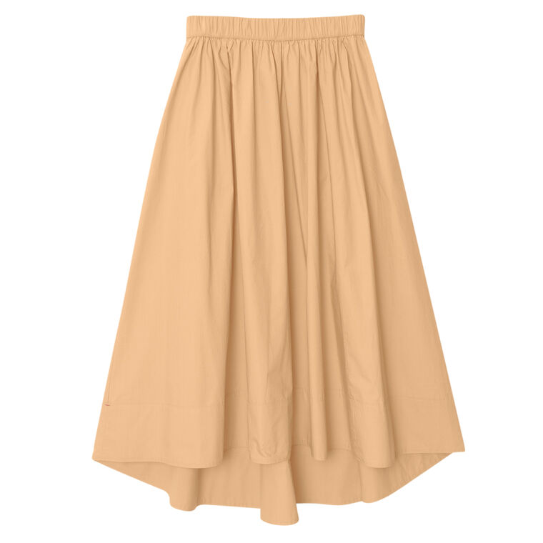 Gwynn Poplin Midi Skirt image number null
