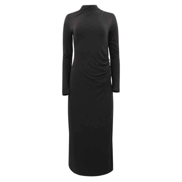 Long Sleeve Turtleneck Dress image number null