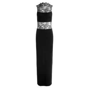 Nichol Sleeveless Lace Maxi Dress