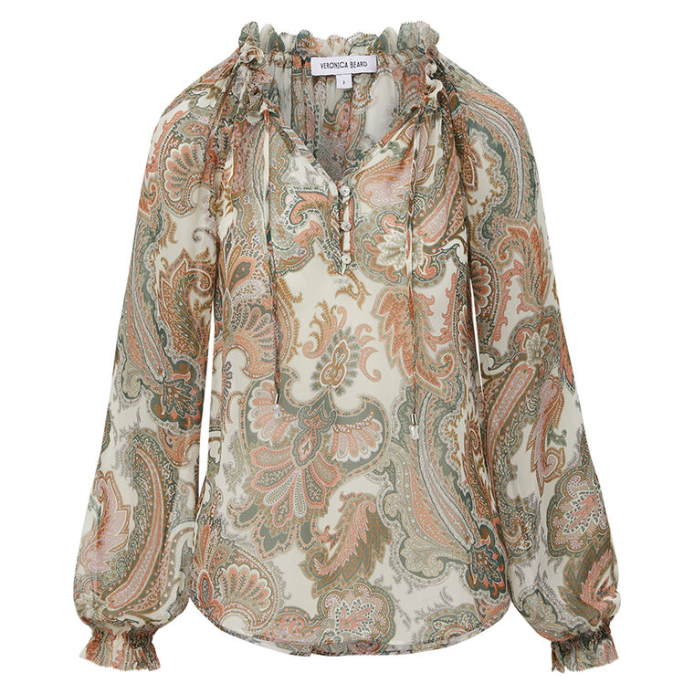 Antoinette Silk-Georgette Top image number null