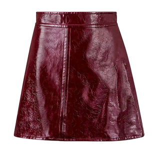 Meeghan Vegan Leather Mini Skirt