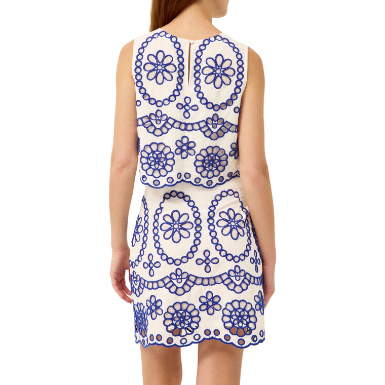 Orlee Eyelet Mini Skirt image number null