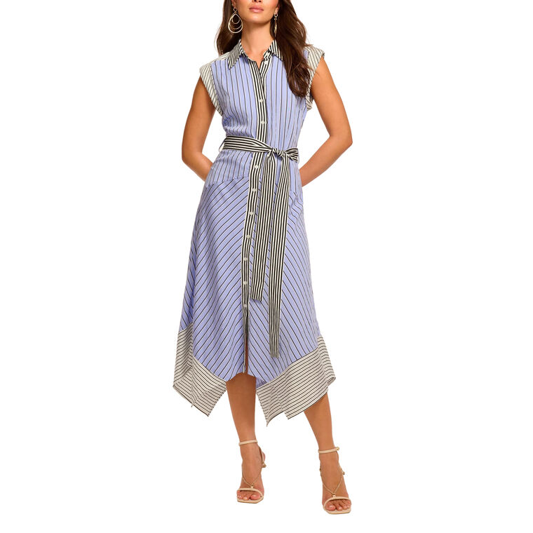 Vivienne Sleeveless Button Down Midi Dress image number null